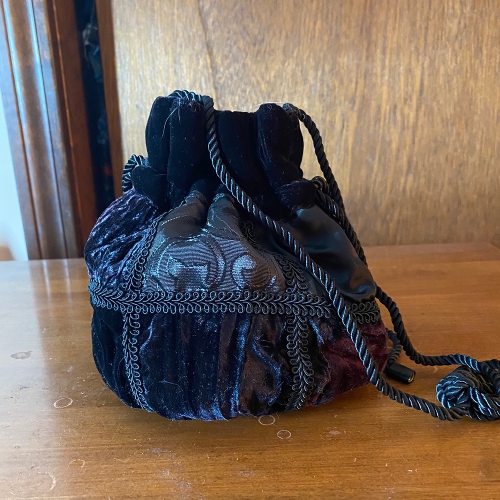 Velvet Black Satchel